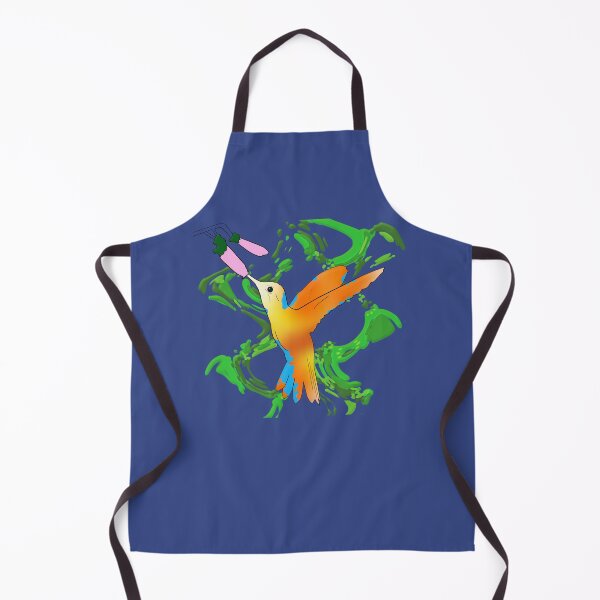 Item preview, Hummingbird in Hot Orange Colors - Line Art designed and sold by ibadishi.