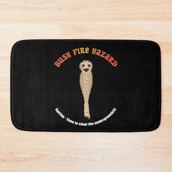 Item preview, Bush Fire Hazard - Hairy Leg Winter Growth Mascot designed and sold by Karen McFarland.