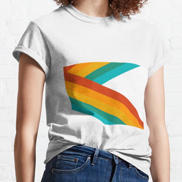 Vintage Rainbow 5 Classic T-Shirt