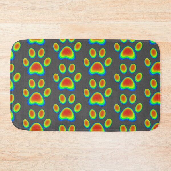 Item preview, Thermal Heat Signature Paw Print  designed and sold by SolarFox.