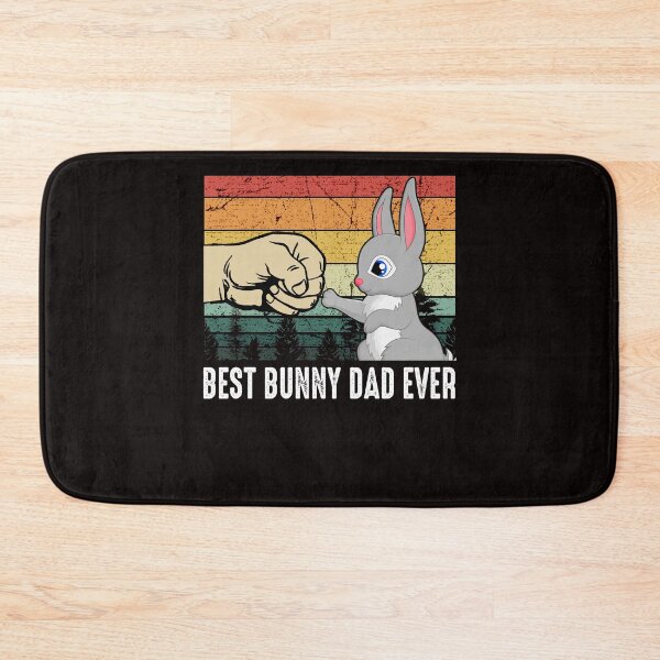 Item preview, Best Bunny Dad Ever Retro Vintage Rabbit Lover Gift designed and sold by RessieSmitham.
