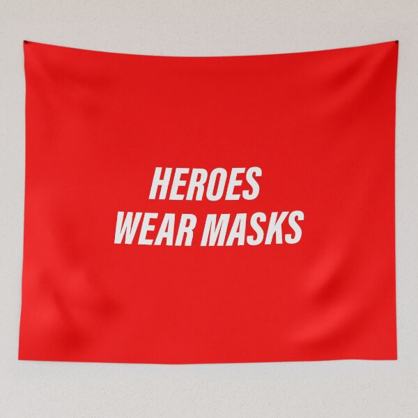 Item preview, Heroes wear red masks designed and sold by KiwiBrush.