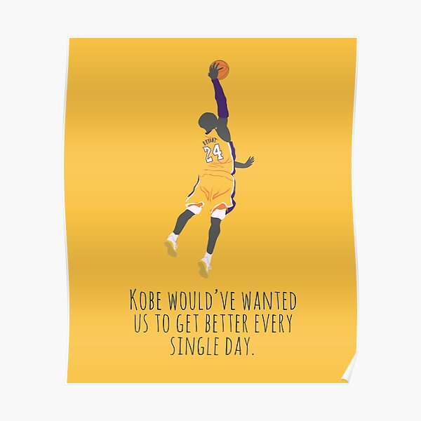 Motivación de kobe Póster