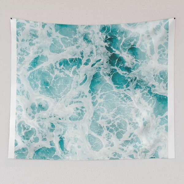 Item preview, Ocean blue waves designed and sold by MayorAhmed.