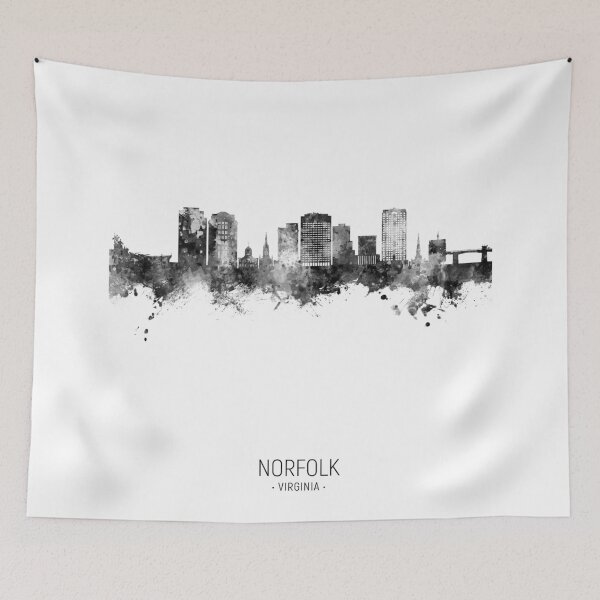 Item preview, Norfolk Virginia Skyline designed and sold by ArtPrints.
