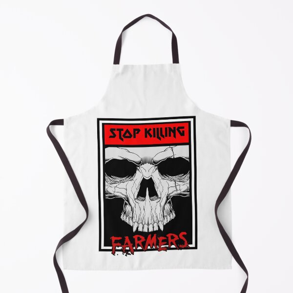Item preview, Stop Killing Farmers - White Skull designed and sold by arendbotha.