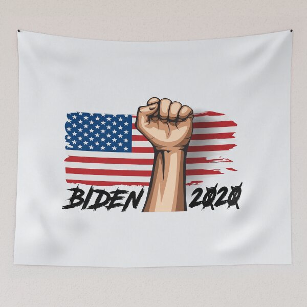 Item preview, Biden Harris 2020 T shirt- Election 2020- President 2020- American Distressed Flag - Fist Flag designed and sold by Smart Collection .