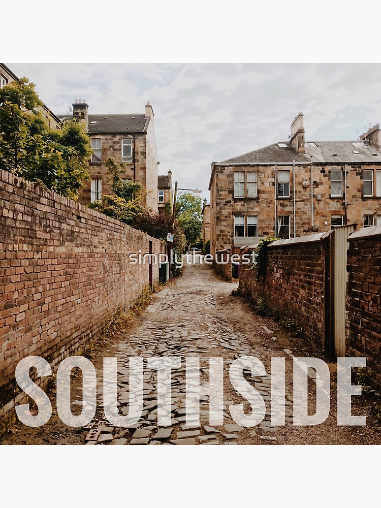 "Glasgow Southside design " Sticker by simplythewest Redbubble