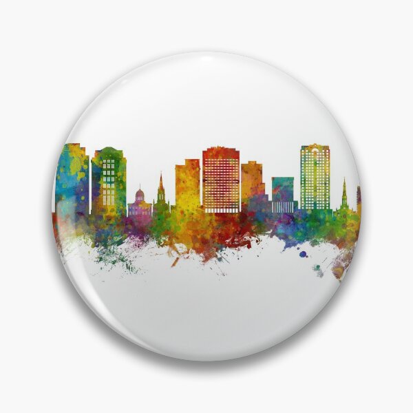 Artikelvorschau, Norfolk Virginia Skyline entworfen und verkauft von ArtPrints.