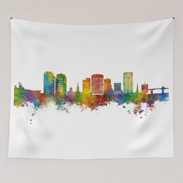 Item preview, Norfolk Virginia Skyline designed and sold by ArtPrints.