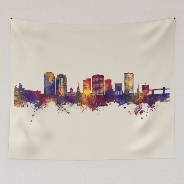 Item preview, Norfolk Virginia Skyline designed and sold by ArtPrints.