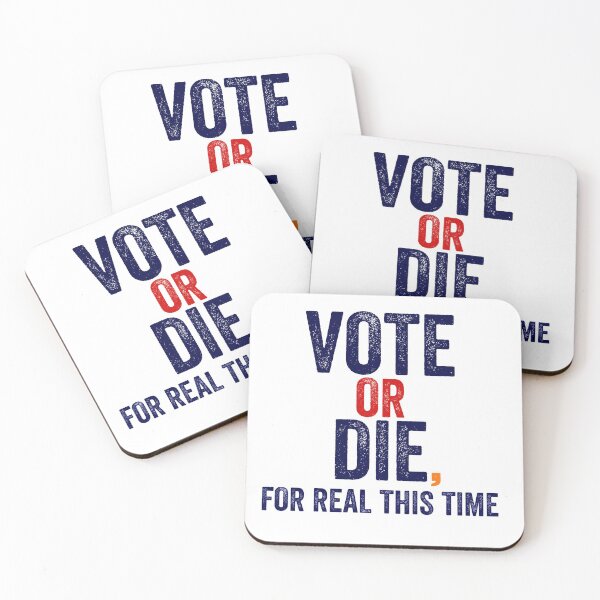 Item preview, Vote or die- for real this time designed and sold by The Pattern Artist.