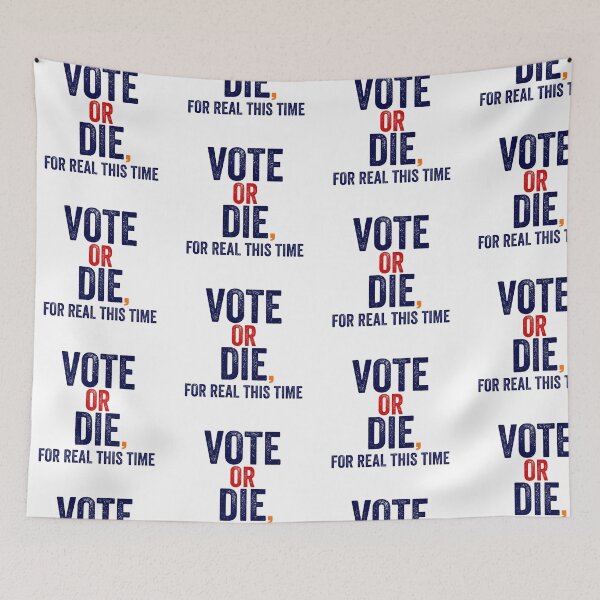 Item preview, Vote or die- for real this time designed and sold by The Pattern Artist.