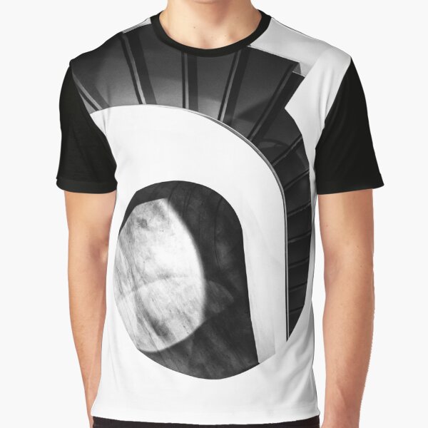 Staircase in the Dornier Museum Friedrichshafen Graphic T-Shirt