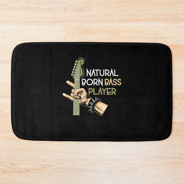 Artikelvorschau, Natural Born Bass Player Bass Guitar entworfen und verkauft von bestshirtdesign.
