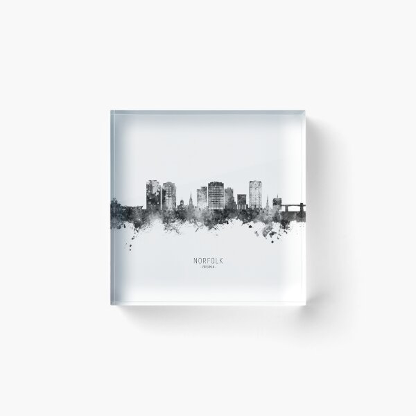 Artikelvorschau, Norfolk Virginia Skyline entworfen und verkauft von ArtPrints.