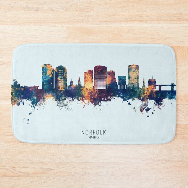 Item preview, Norfolk Virginia Skyline designed and sold by ArtPrints.