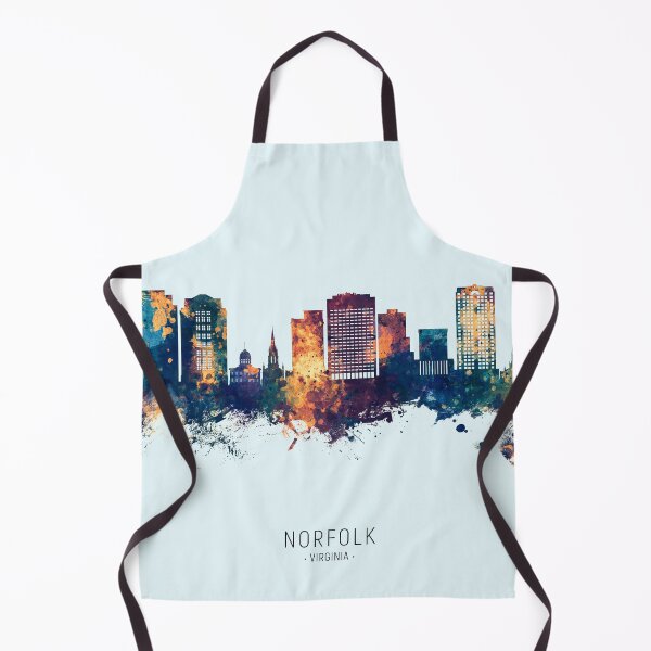 Artikelvorschau, Norfolk Virginia Skyline entworfen und verkauft von ArtPrints.