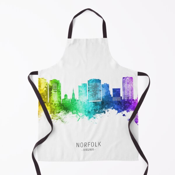 Aperçu de l'œuvre Norfolk Virginia Skyline créée et vendue par ArtPrints.