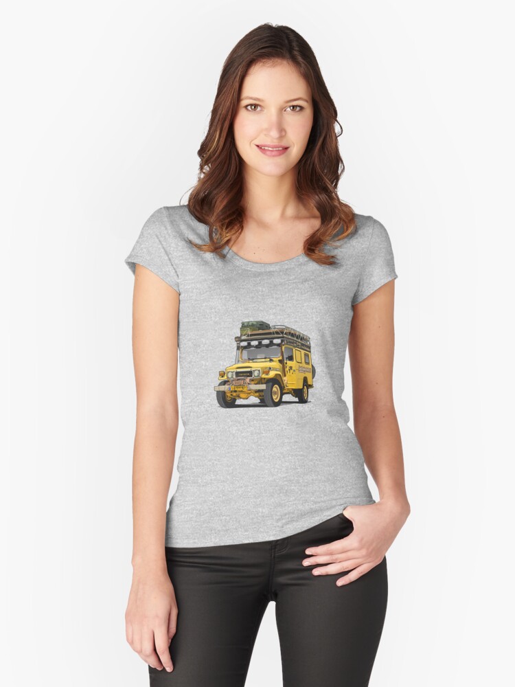 Thumbnail 1 of 3, Fitted Scoop T-Shirt, 12ender designed and sold by landcruising.