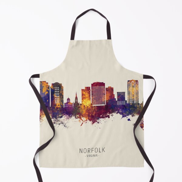 Artikelvorschau, Norfolk Virginia Skyline entworfen und verkauft von ArtPrints.
