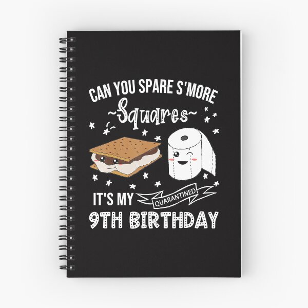Item preview, Funny Smores 9th Birthday Quarantine Social Distancing Quote designed and sold by DavidPascall.