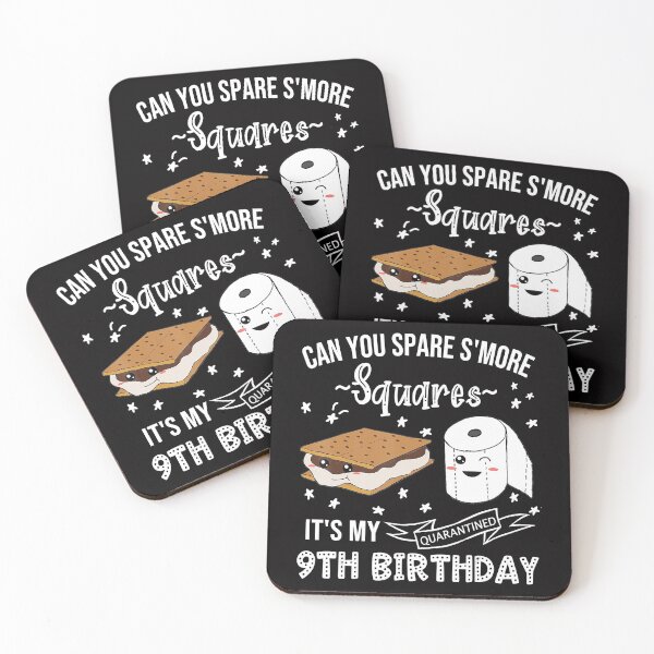 Item preview, Funny Smores 9th Birthday Quarantine Social Distancing Quote designed and sold by DavidPascall.