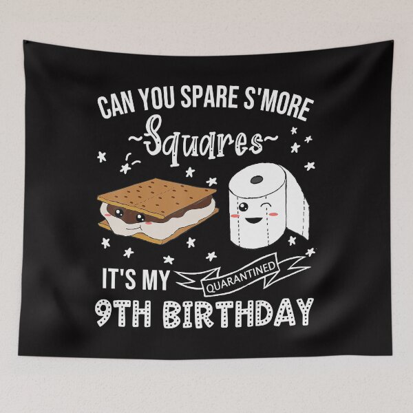 Item preview, Funny Smores 9th Birthday Quarantine Social Distancing Quote designed and sold by DavidPascall.