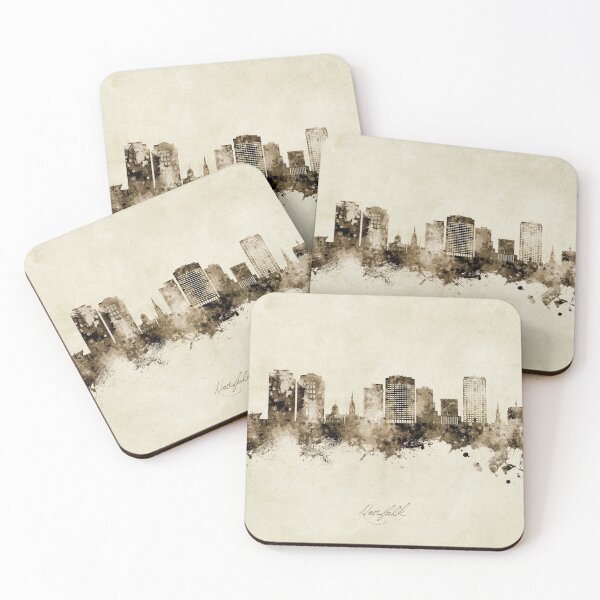 Artikelvorschau, Norfolk Virginia Skyline entworfen und verkauft von ArtPrints.