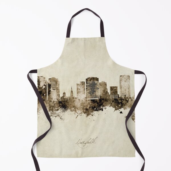 Artikelvorschau, Norfolk Virginia Skyline entworfen und verkauft von ArtPrints.