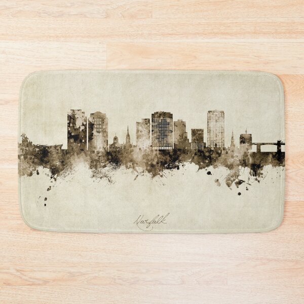 Item preview, Norfolk Virginia Skyline designed and sold by ArtPrints.