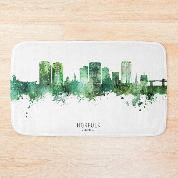 Item preview, Norfolk Virginia Skyline designed and sold by ArtPrints.