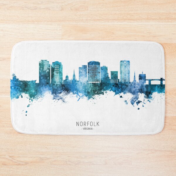 Item preview, Norfolk Virginia Skyline designed and sold by ArtPrints.
