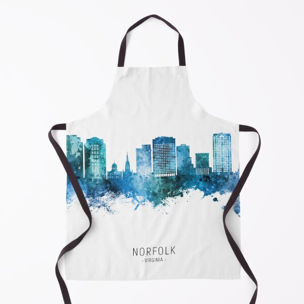 Artikelvorschau, Norfolk Virginia Skyline entworfen und verkauft von ArtPrints.