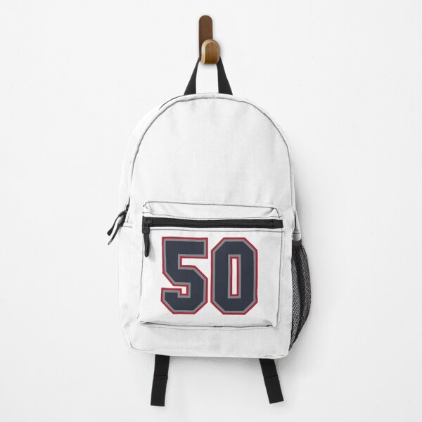 Item preview, 50 Navy Grey Red Sports Number Fifty designed and sold by HelloFromAja.