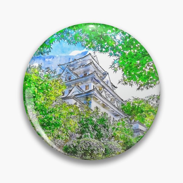 Artikelvorschau, Gifu Schloss entworfen und verkauft von Rakos-Merch.
