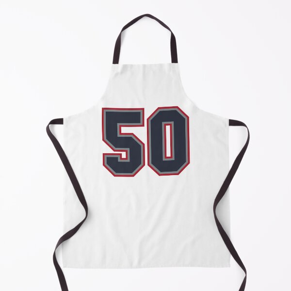 Item preview, 50 Navy Grey Red Sports Number Fifty designed and sold by HelloFromAja.