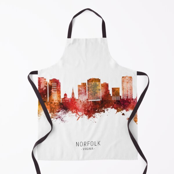Artikelvorschau, Norfolk Virginia Skyline entworfen und verkauft von ArtPrints.