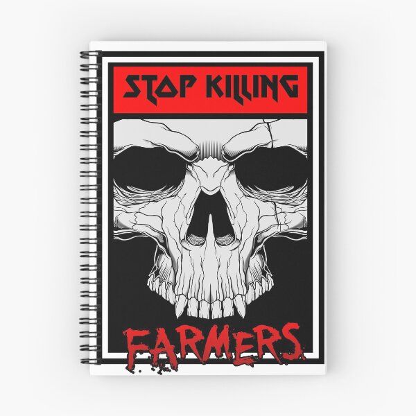 Item preview, Stop Killing Farmers - White Skull designed and sold by arendbotha.