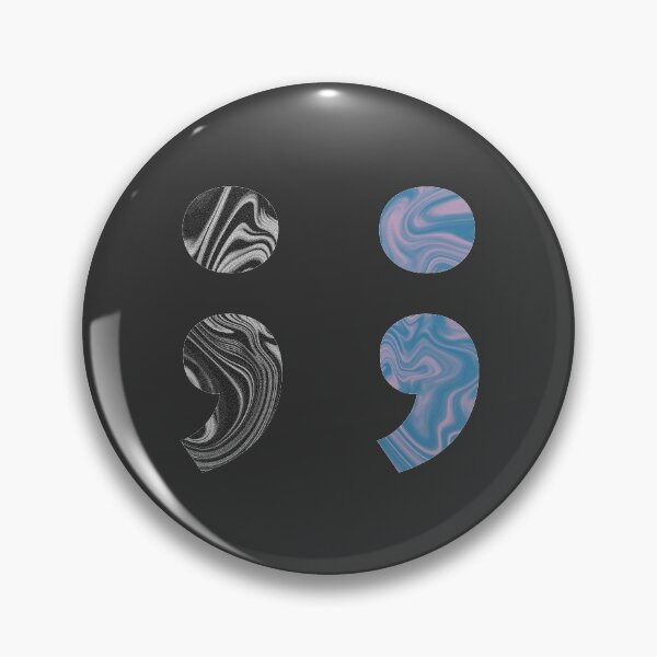 Item preview, Marble semicolon designed and sold by bynole.