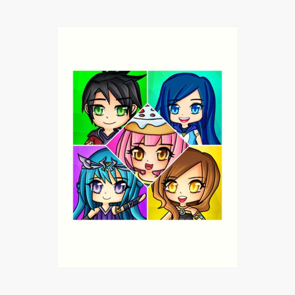 Itsfunneh Art Prints Redbubble - itsfunneh roblox story game how to get free robux
