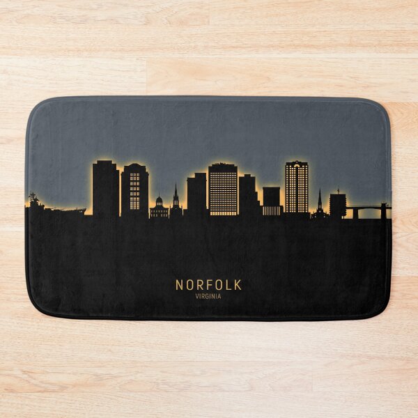 Artikelvorschau, Norfolk Virginia Skyline entworfen und verkauft von ArtPrints.