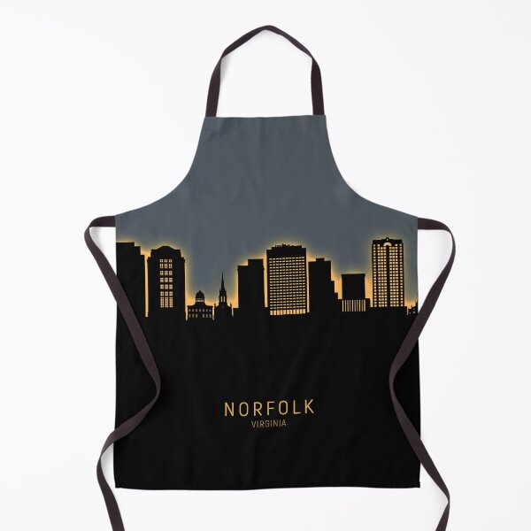Aperçu de l'œuvre Norfolk Virginia Skyline créée et vendue par ArtPrints.