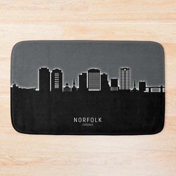 Artikelvorschau, Norfolk Virginia Skyline entworfen und verkauft von ArtPrints.