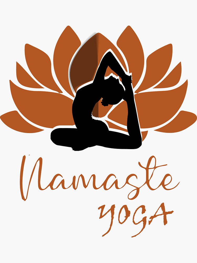 Namste Yoga T Shirt Sticker By Comcampionkart Redbubble