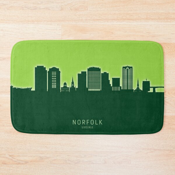 Artikelvorschau, Norfolk Virginia Skyline entworfen und verkauft von ArtPrints.