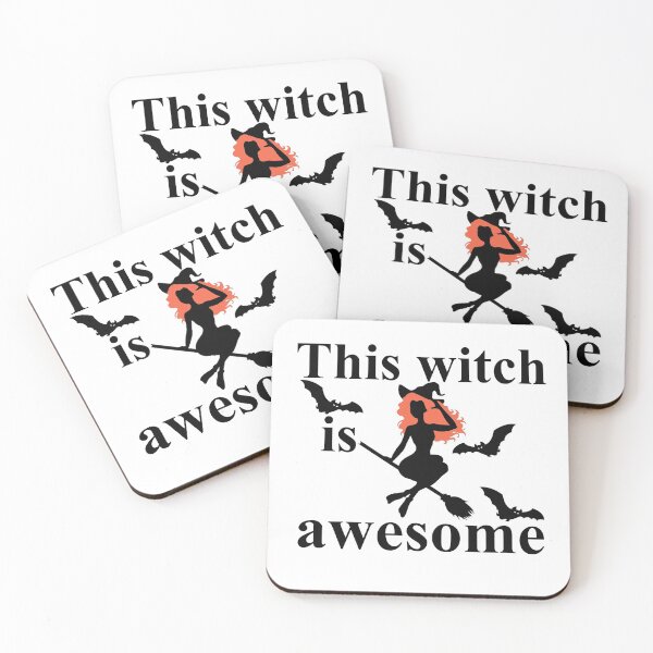 Item preview, This Witch is Awesome, Woman Halloween Shirt, Witch Shirts,Trick or Treat, Halloween Family Shirts, Shirts for Woman, Trending designed and sold by Anastasiia87.