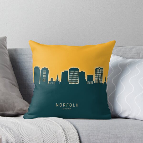 Aperçu de l'œuvre Norfolk Virginia Skyline créée et vendue par ArtPrints.