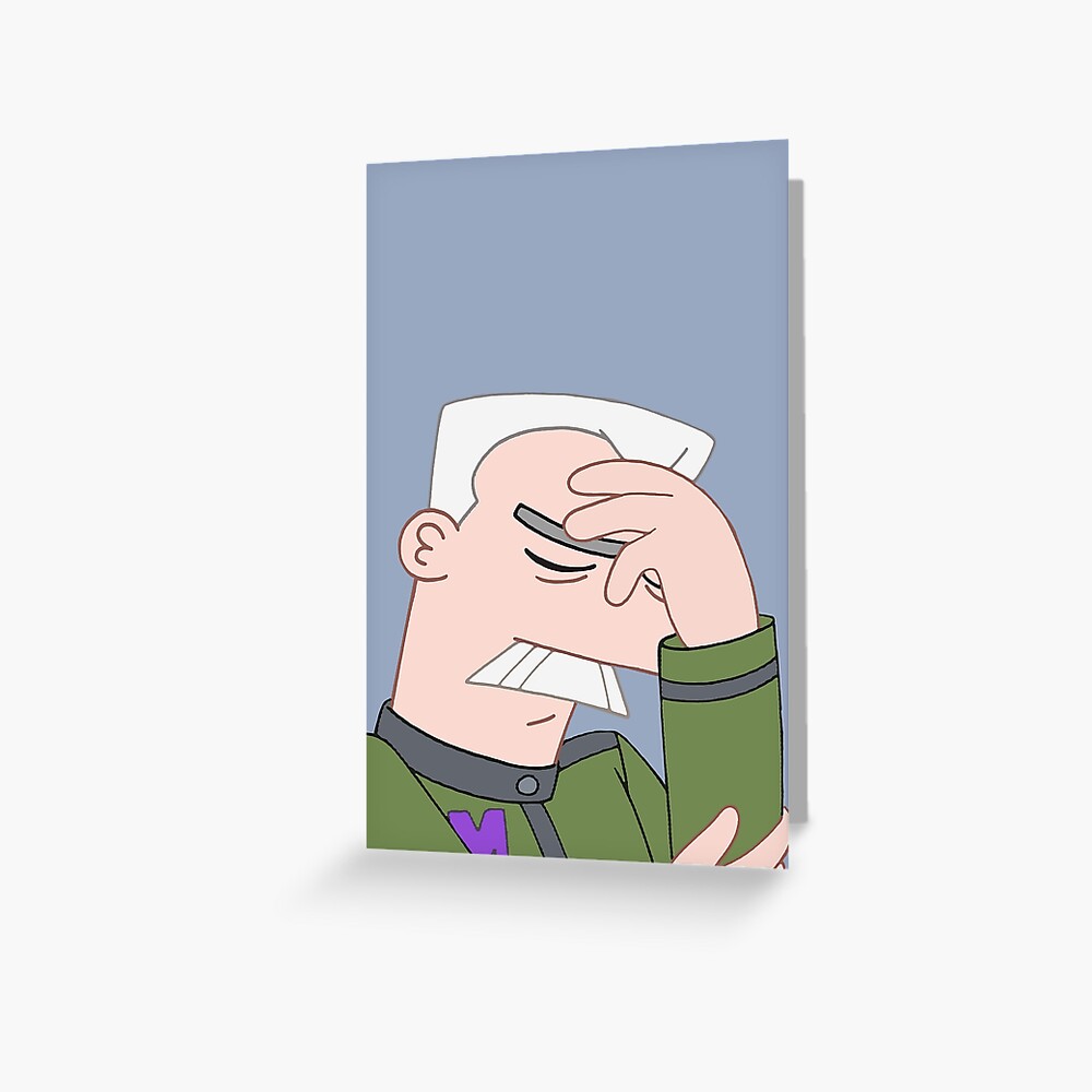 Major Monogram Phineas And Ferb Greeting Card By Carmen3len Redbubble