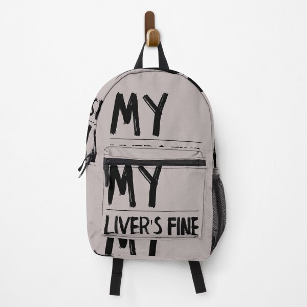 Item preview, My Liver's Fine white lie party phrase designed and sold by Simi2020.
